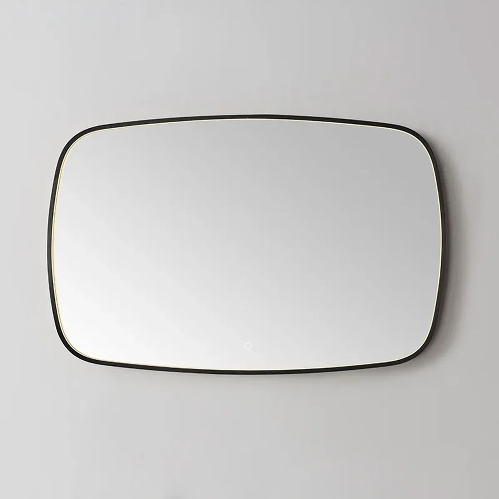 Lambini Designs Calera spiegel 120cm met dimbare verlichting gunmetal