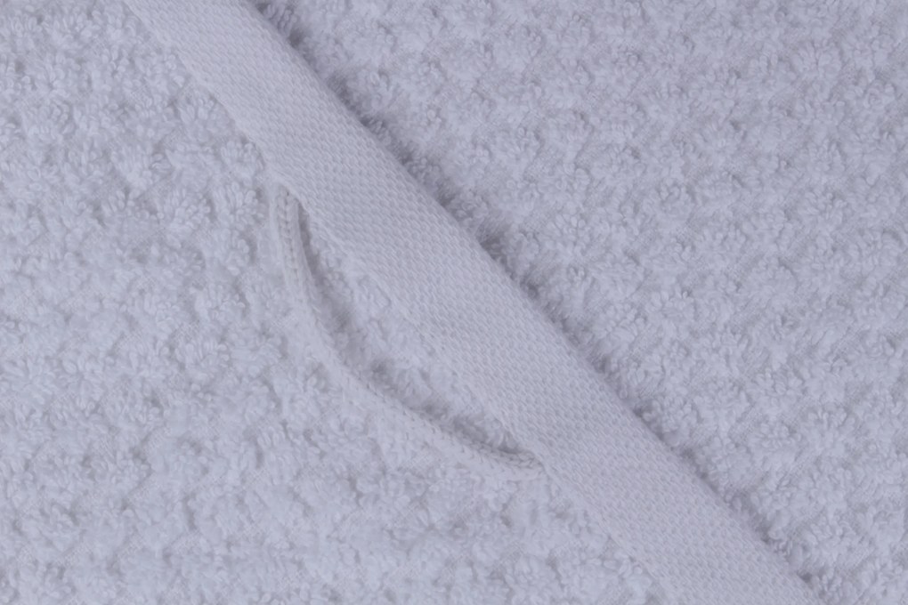 Handdoek Popcorn Collectie– 4 stuks – 70×140 – wit