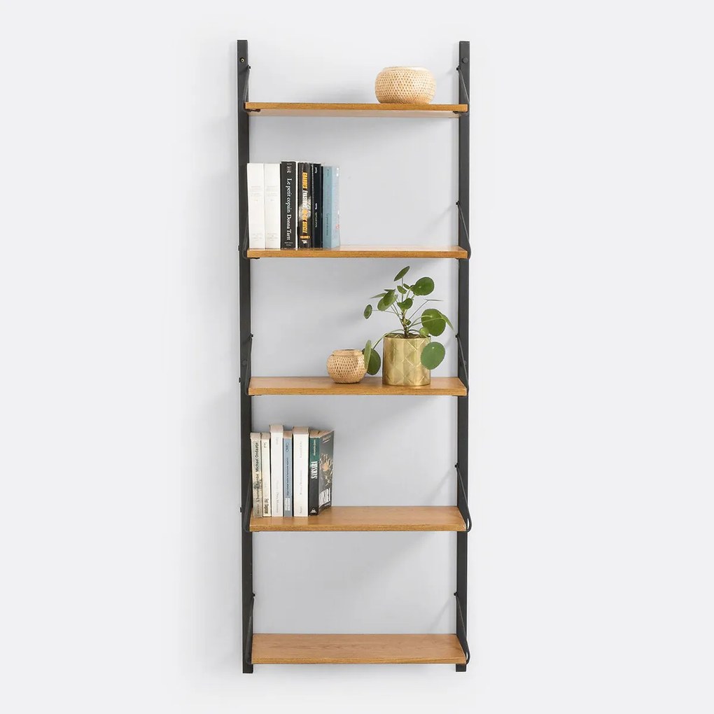 Vintageétagère van eikenfineer, Hiba