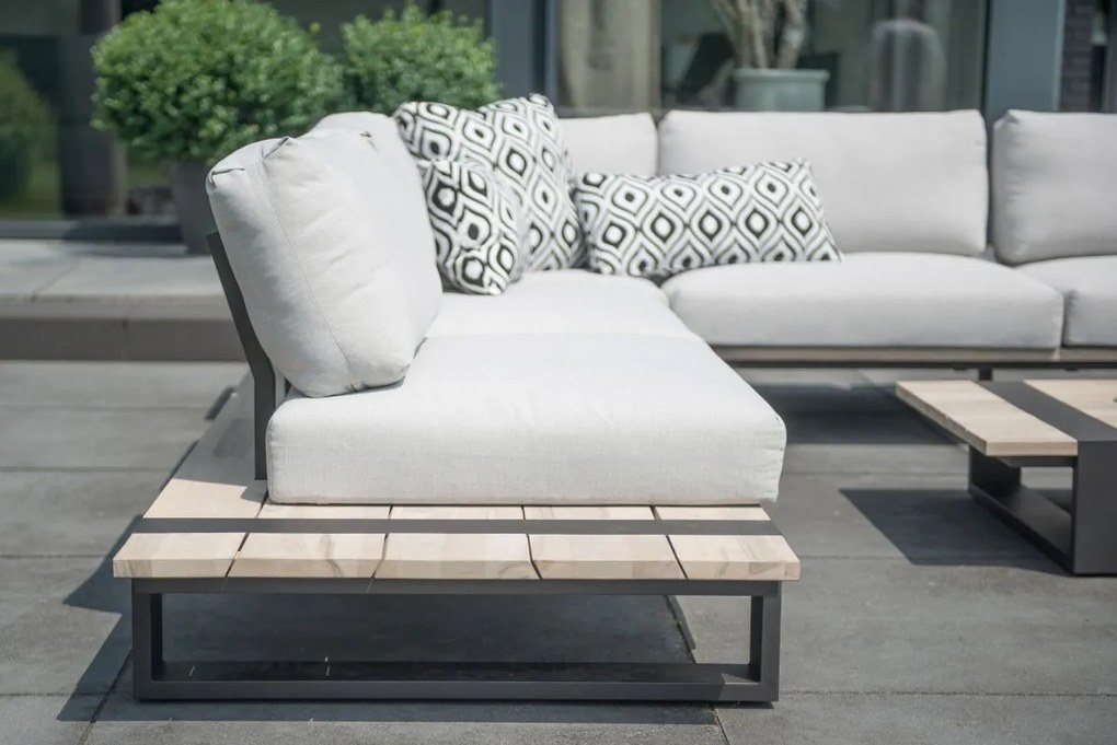 4 Seasons Outdoor | Duke loungeset Loungeset houtkleur weerbestendig