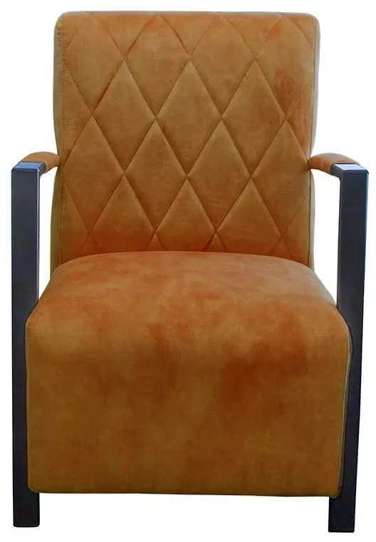 Fauteuil - Isabella - velours Adore cognac 28