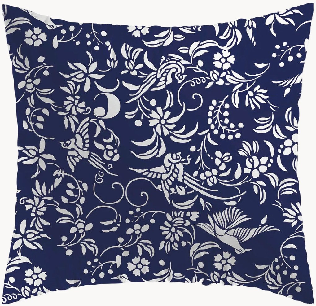 Katoensatijnen kussenslopen Birds, 2-delig