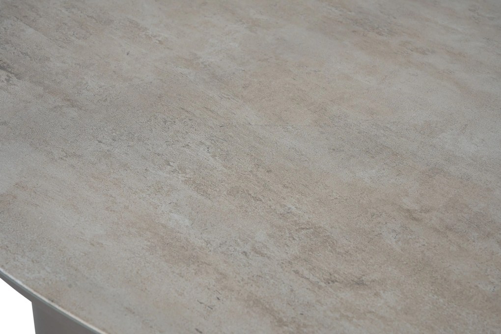 Dining Tuintafel rond 150 cm met lazy susan Taupe Arancia