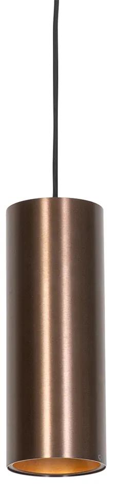 Design hanglamp donkerbrons - Tubo Design GU10 cilinder / rond Binnenverlichting Lamp