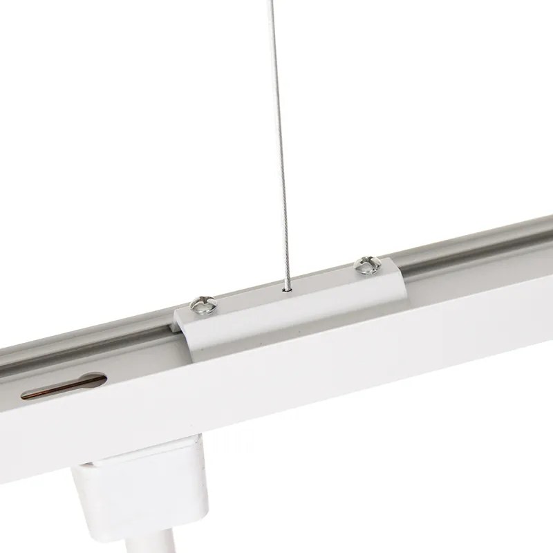 Modern hangend railsysteem met 5 spots wit 1-fase  - Iconic Jeana