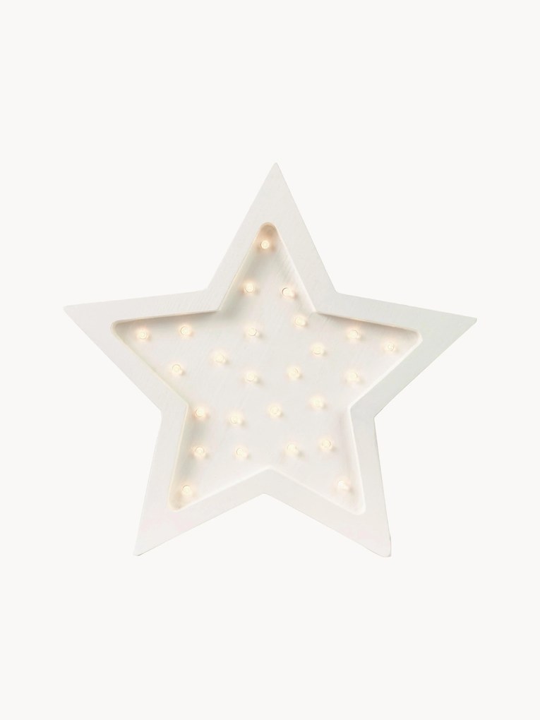 Handgemaakte LED-kinderlamp Star met timerfunctie en afstandsbediening, dimbaar