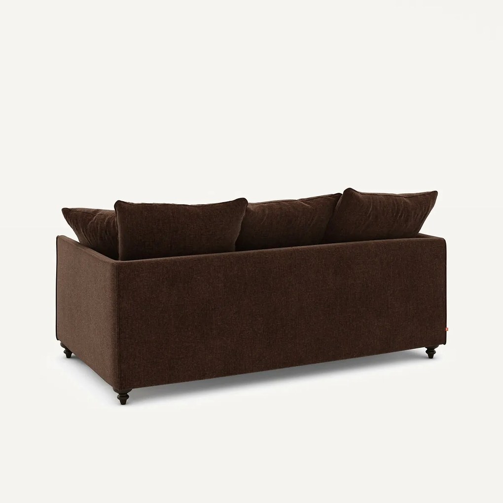 Compacte slaapbank, chenille fluweel, Lazare