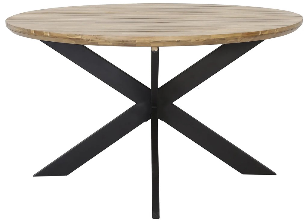 The Outsider Tuintafel Rond - Merry - Ø135 cm - Acacia - Kruispoot - The Outsider