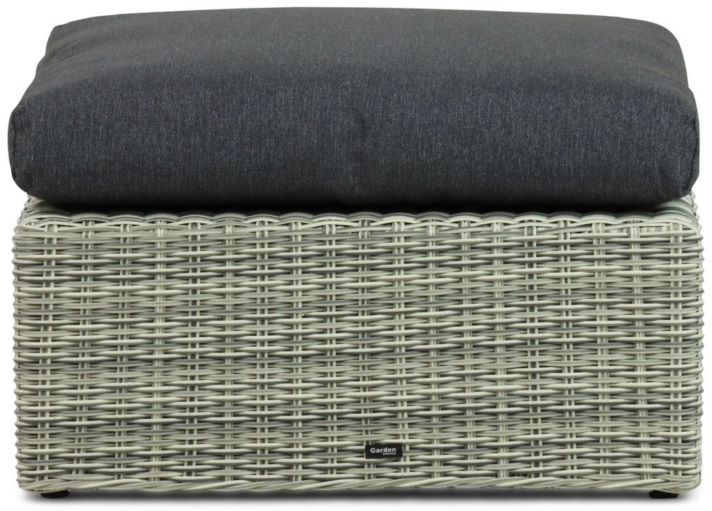 Loungeset 4 personen Wicker Grijs Garden Collections Lusso/Comodo