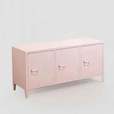 Pohpli stalen locker tv-meubel Marshmallowroos - Sklum