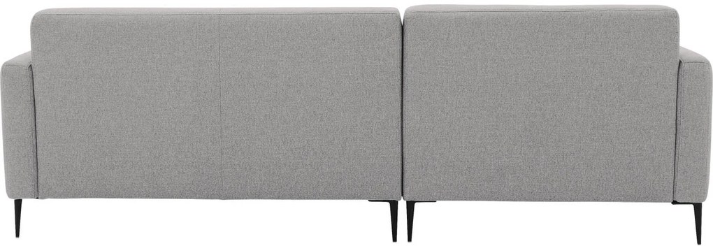 Goossens  Key West lichtgrijs, stof, 2-zits, modern design