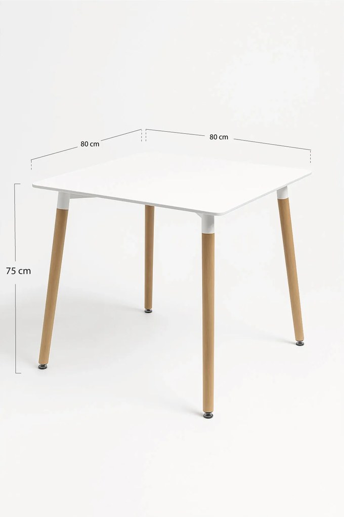 Tower Tafel Vierkant 80 cm