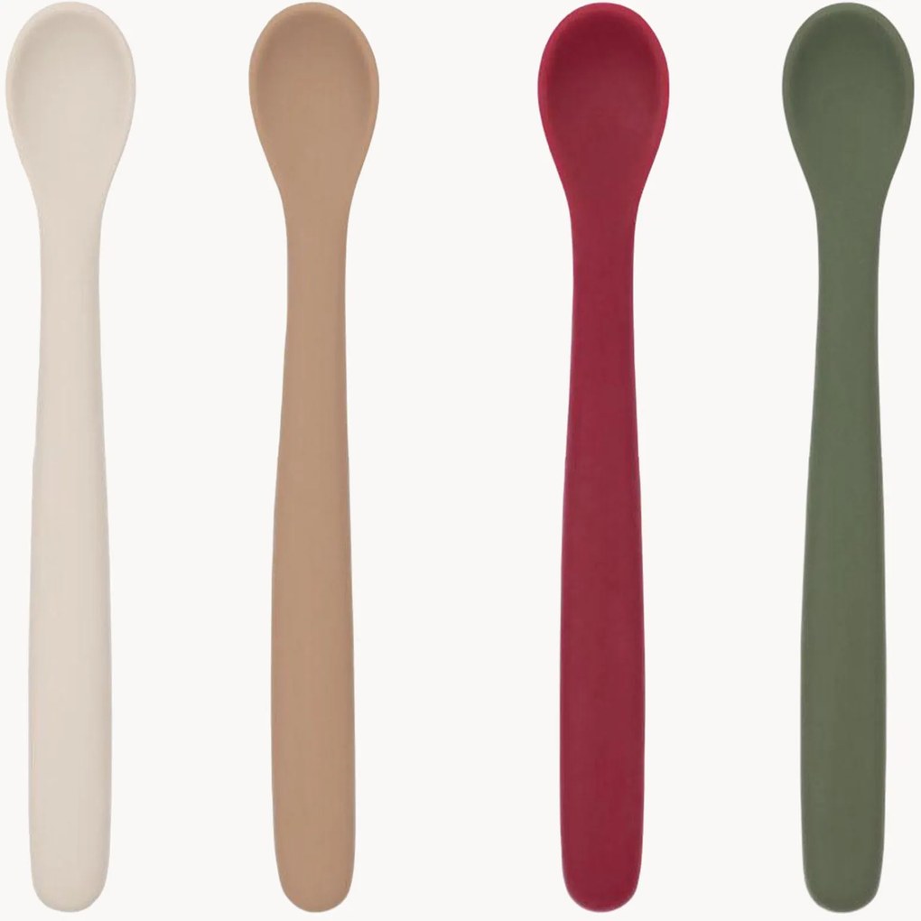 Voedsellepels Rainbow, 4-delig