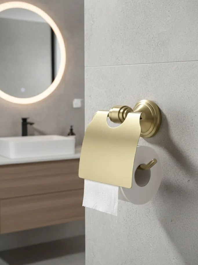 Toiletpapierhouder 16101 Aristo Brushed Gold