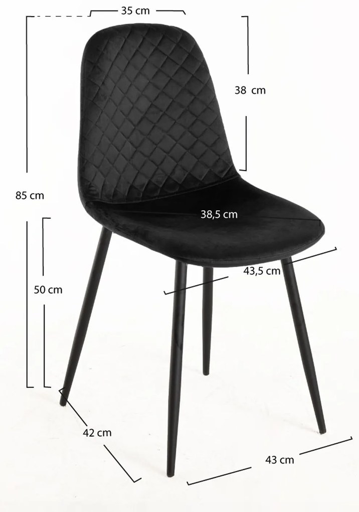 Pack 4 Stoelen Boide