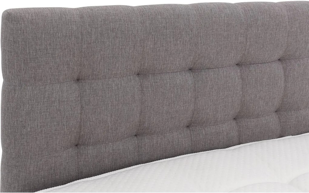 Goossens Boxspring Mika, Vlak 160 x 200 cm (=2x 80 x 200 cm) met hoofdbord en voetbord met tv functie