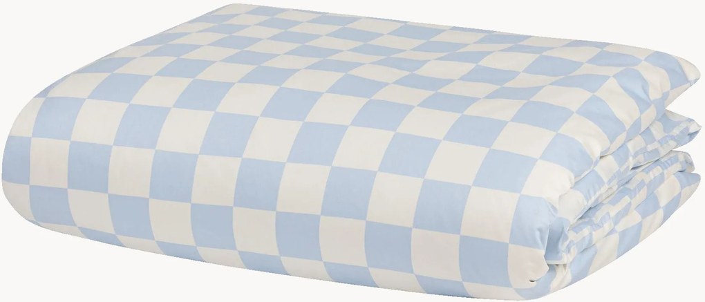 Katoensatijnen dekbedovertrek Plu