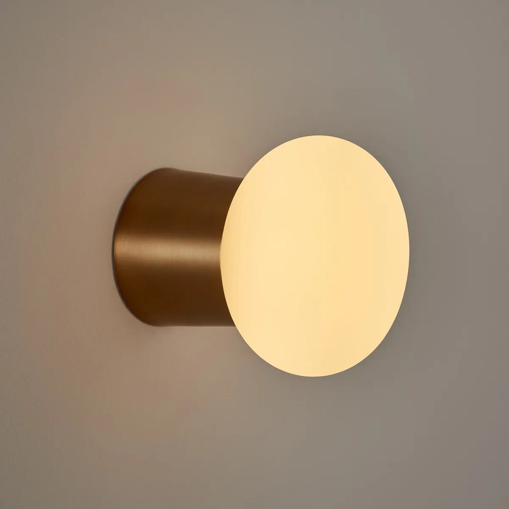 Plafond wandlamp opaline, klein model, Faith