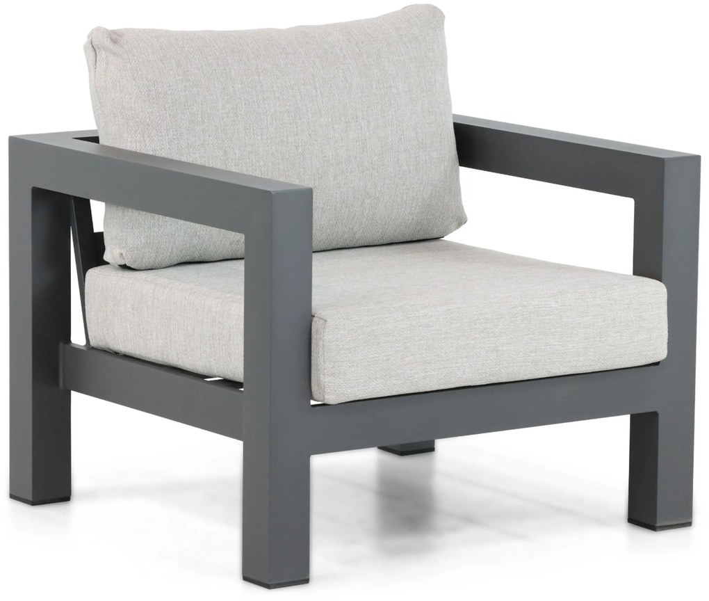 Tuinstoel Aluminium Grijs-antraciet Lifestyle Garden Furniture Luca