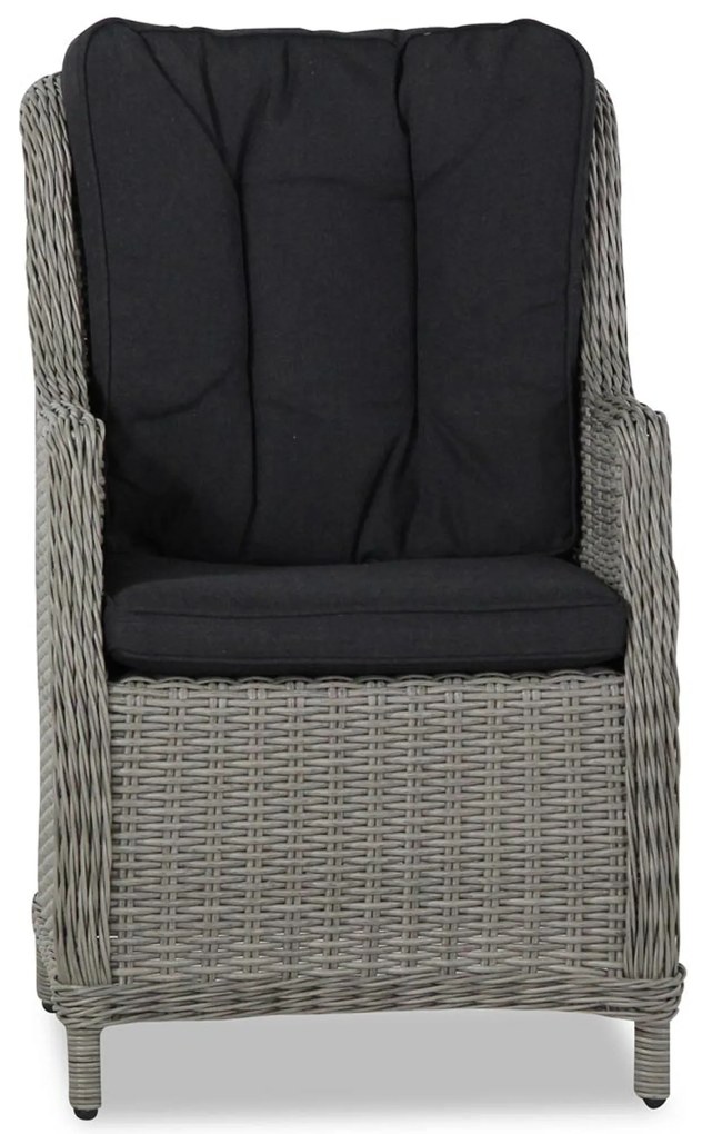 Tuinset 6 personen 240 cm Wicker Grijs Garden Collections Buckingham/Brighton