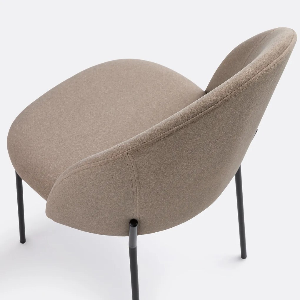 Set van 2 fluwelen stoelen, Nordie