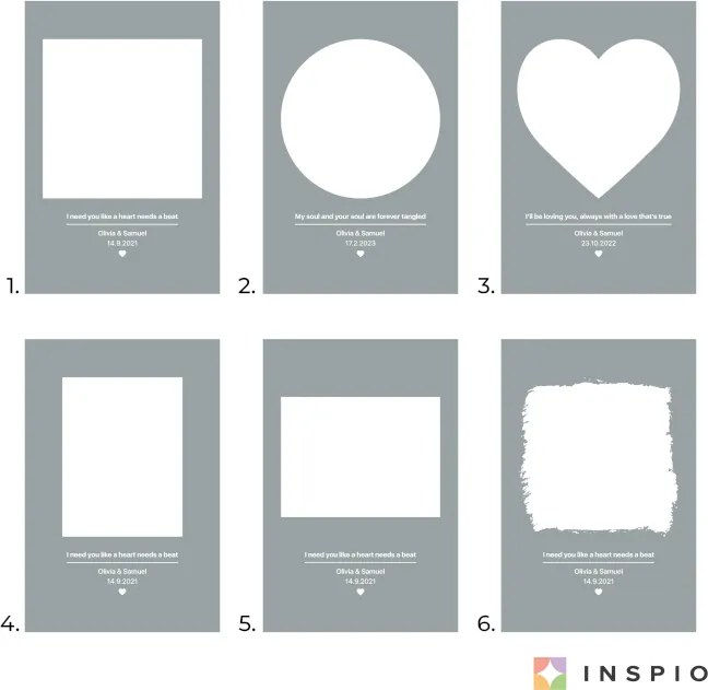 INSPIO Foto's op glas, een glazen plaquette met gepersonaliseerde tekst