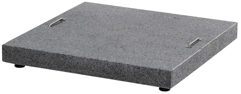 4 Seasons Outdoor Siesta PREMIUM parasol 300 x 300 cm mid grey, antraciet frame Parasol antraciet weerbestendig