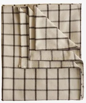 Oriska Katoenen Tafelkleed 150 X 200 Cm & Tapiocabeige - Intens Mokkabruin - Sklum