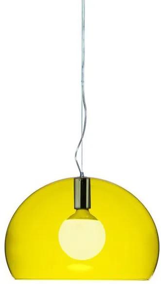 Kartell Small FL/y hanglamp geel