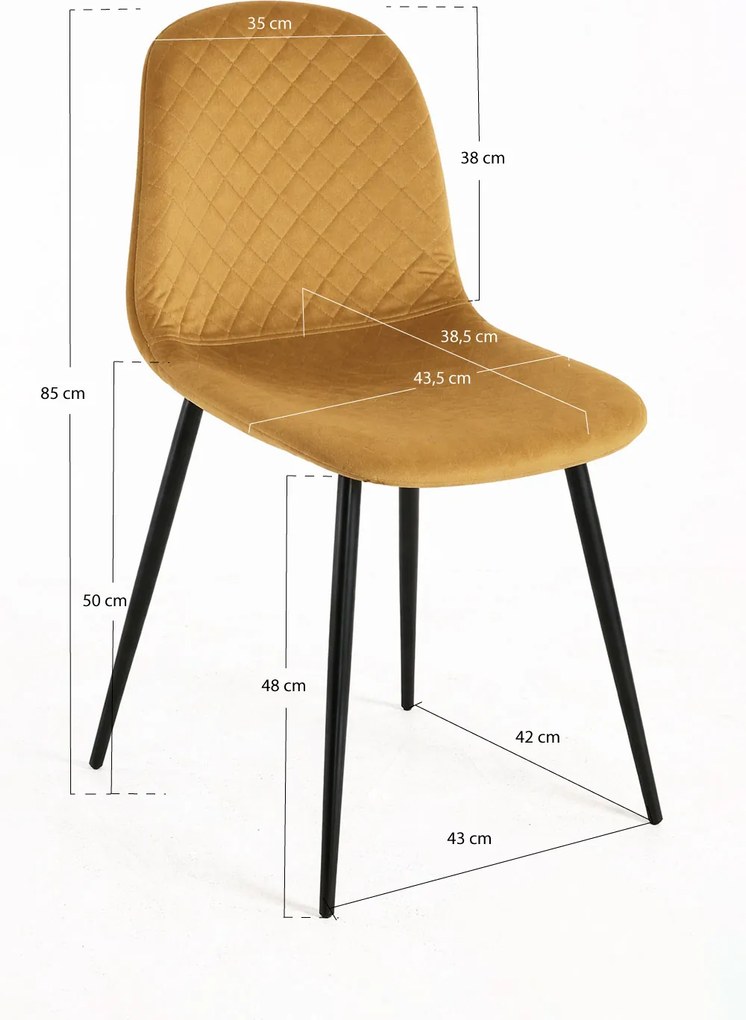 Pack 4 Stoelen Boide