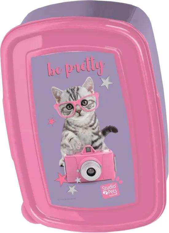 Cat Camera - Lunchbox - 18,5 x 13 cm - Multi