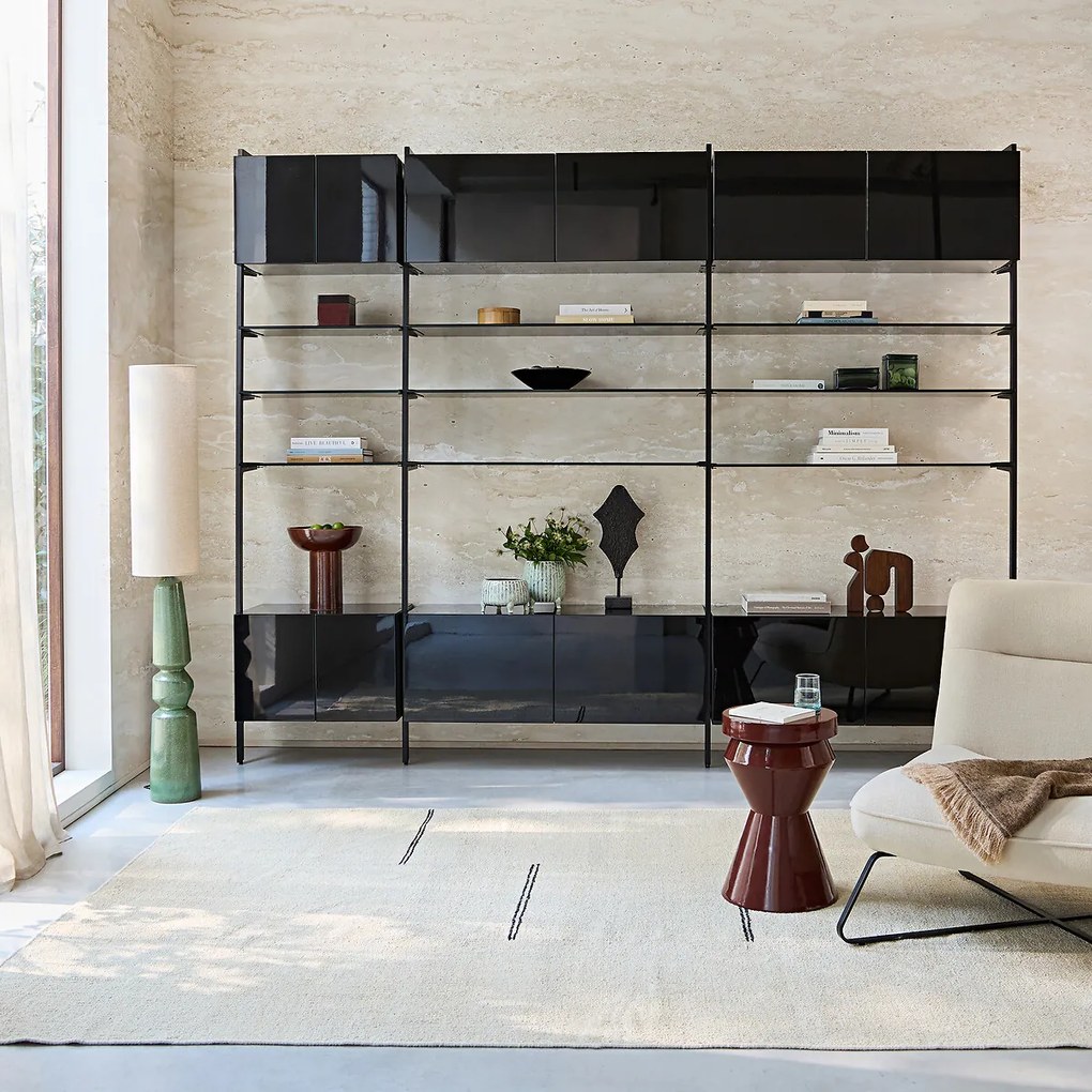 Legplank B60 x D35 cm glas + beugels Archivita XL