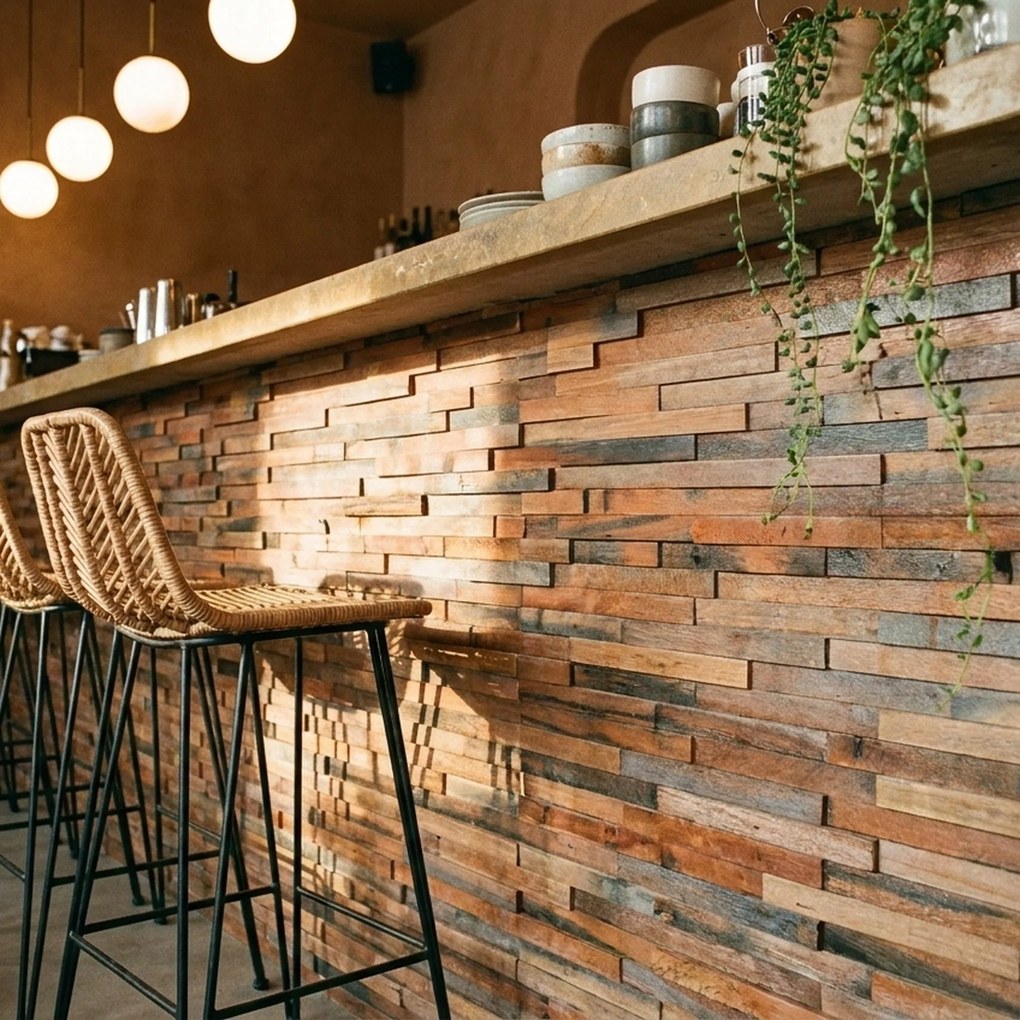 3D Houten Wandpaneel | Shipwood XL | 30×60 cm | Wanddecoratie