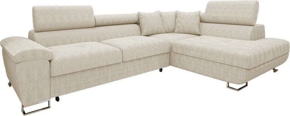 Hoekbank Comfivo Ruta I, Aanwezig, Aanwezig, 270x202x71cm, 147 kg, Poten: Metaal, Kunststof