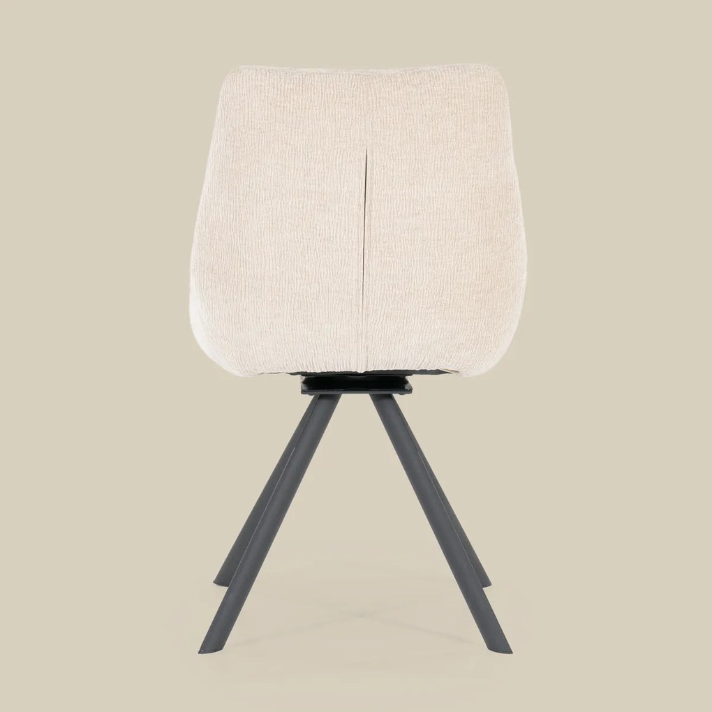 By-Boo Bliss Draaibare Eetkamerstoel Taupe Stof