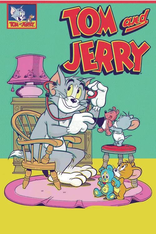 Kunstafdruk Tom & Jerry - Comics Cover, (26.7 x 40 cm)