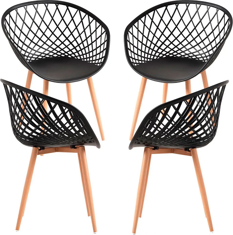Set 4 Vera-stoelen