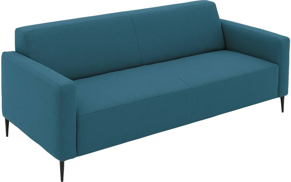 Goossens Key West blauw, stof, 3-zits, modern design
