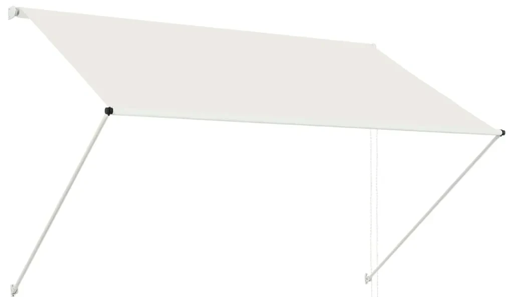 vidaXL Luifel uittrekbaar 200x150 cm crème