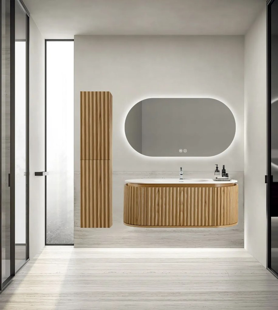 SaniGoods Girona badkamermeubel eiken 100cm