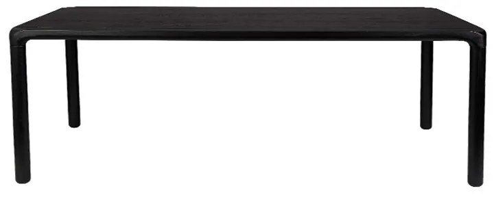 Zuiver Storm Zwarte Eetkamertafel Van Hout 220x90 - 220 X 90cm.