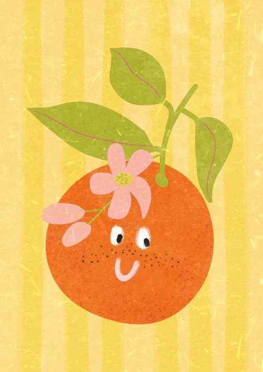 Ilustratie Hello orange, Raissa Oltmanns