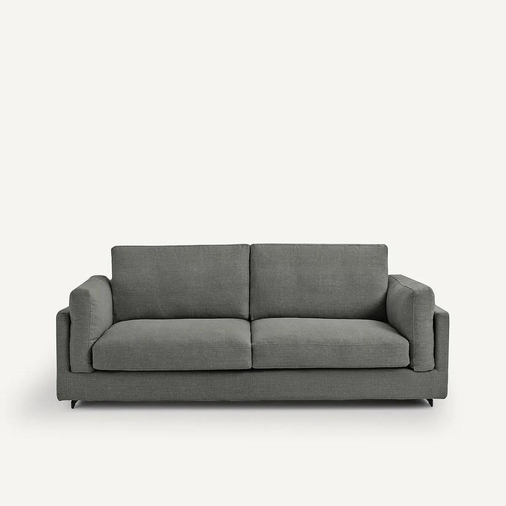 3-zits bank, omvormbaar, van katoen en linnen, César