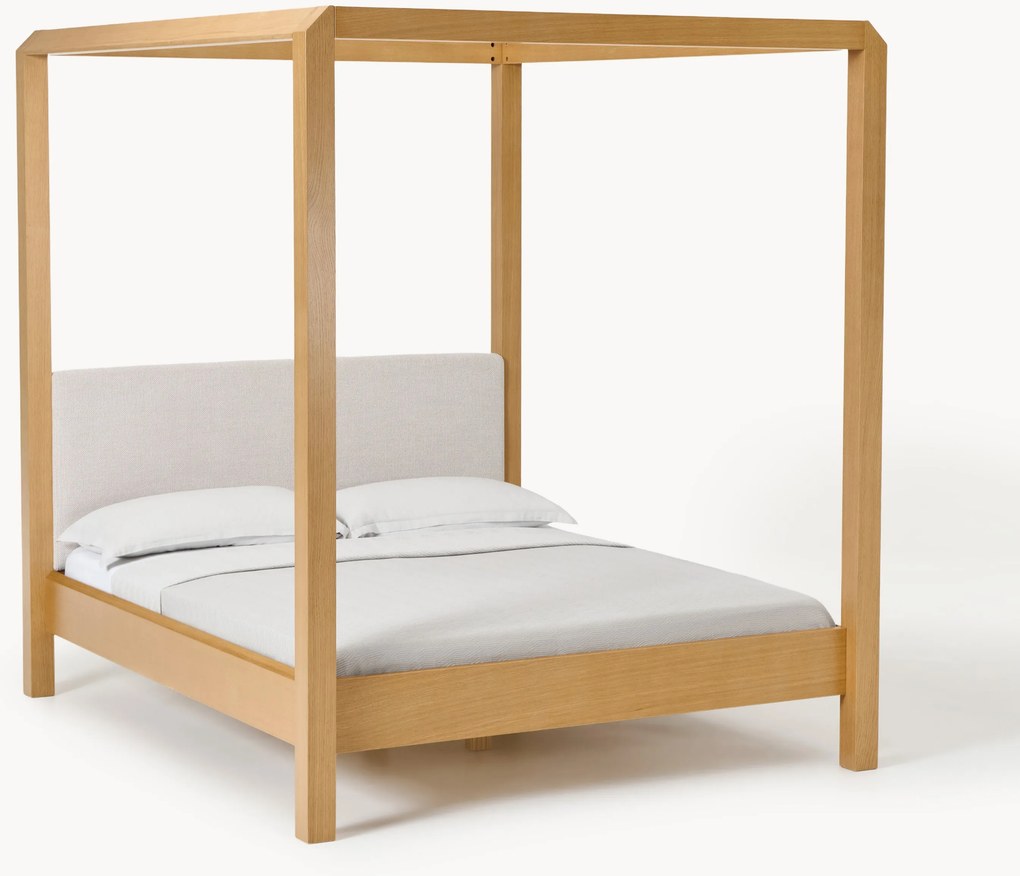 Houten hemelbed Roy van eikenhout