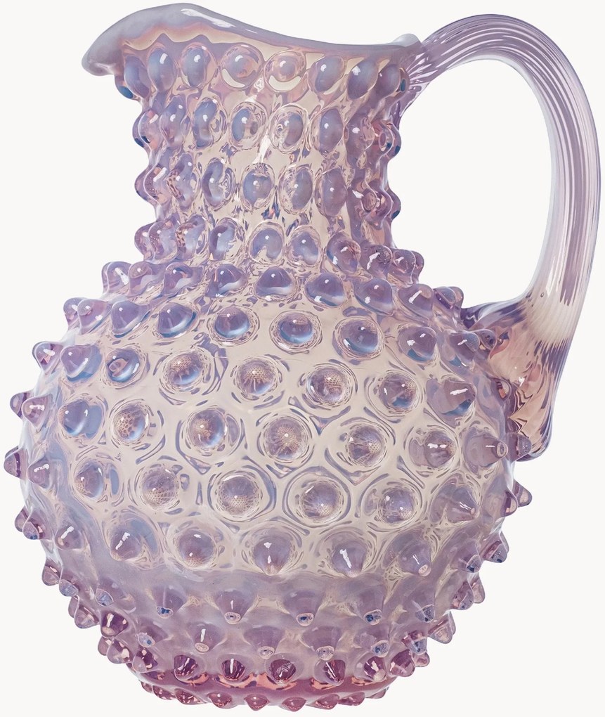Mondgeblazen karaf Hobnail