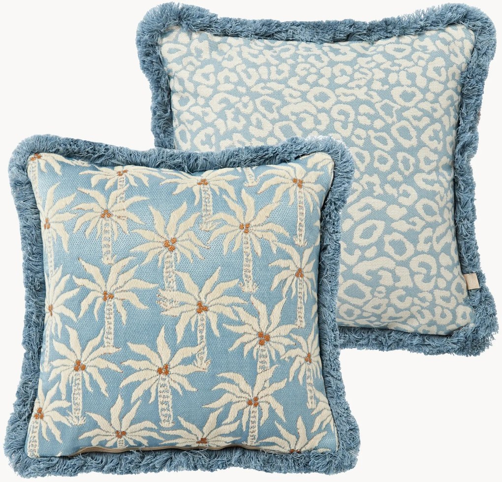 Handgemaakt dubbelzijdig outdoor kussen Laura