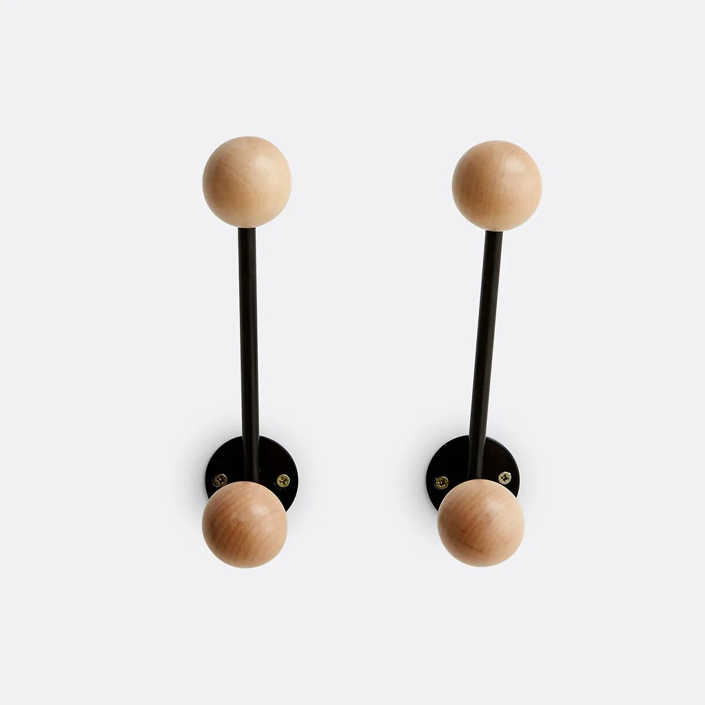 Set van 2 muurkapstokken Agama