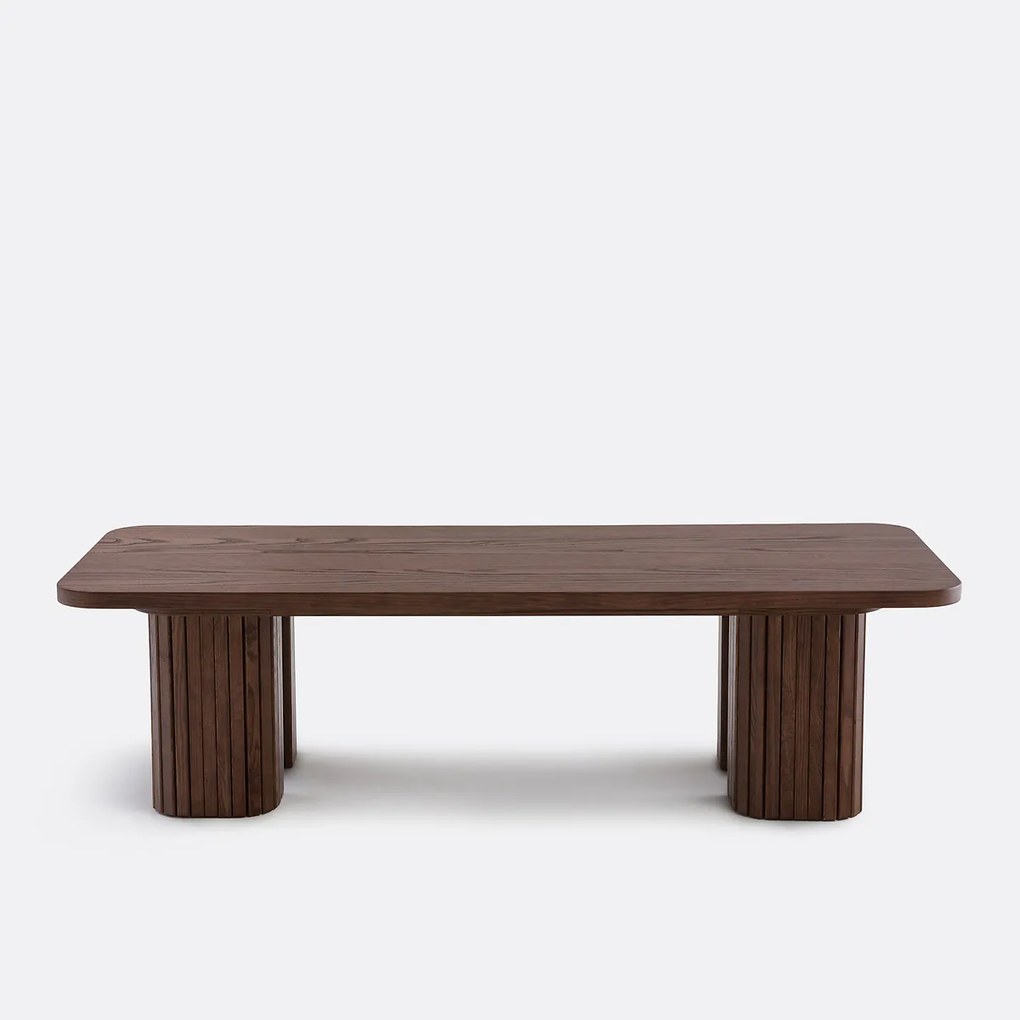 Essenhouten gefineerde salontafel Latti