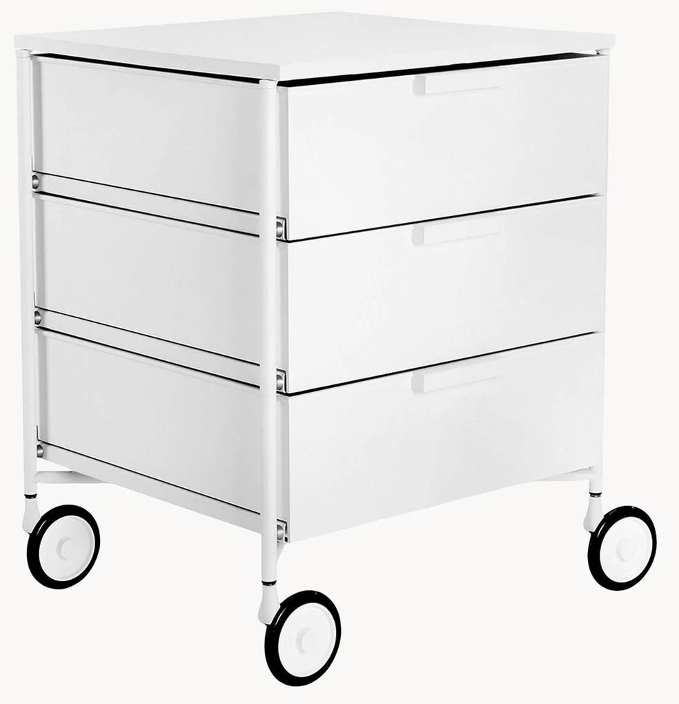 Mobiele rolcontainer met 3 lades