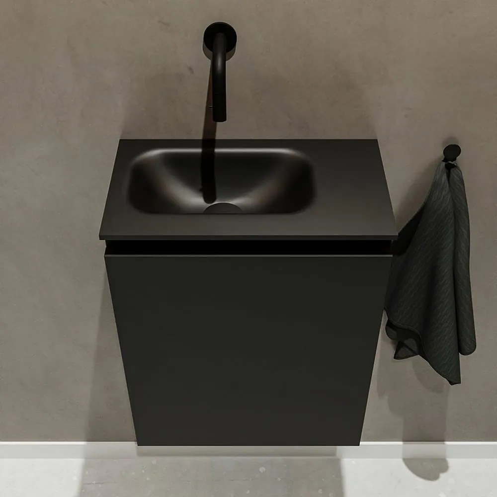 Mondiaz Ture 40cm toiletmeubel urban met wastafel urban links geen kraangat